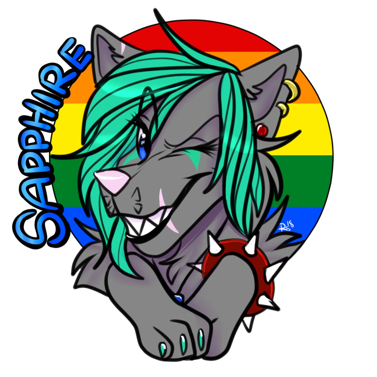 1280x1280 Pride Icon Sapphire