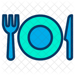 256x256 Food Icon Of Colored Outline Style