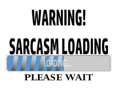 400x309 Sarcasm Loading Please Wait Funny Nerd Geek Adult Tank Top T Shirt