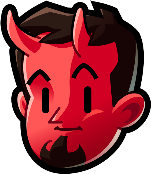 518x599 Hd Devil Icon Red Head Cartoon Face Hell Satan Devil Logo