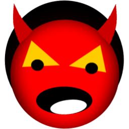 256x256 Satan Devil Icon Smiley Iconset Codicode