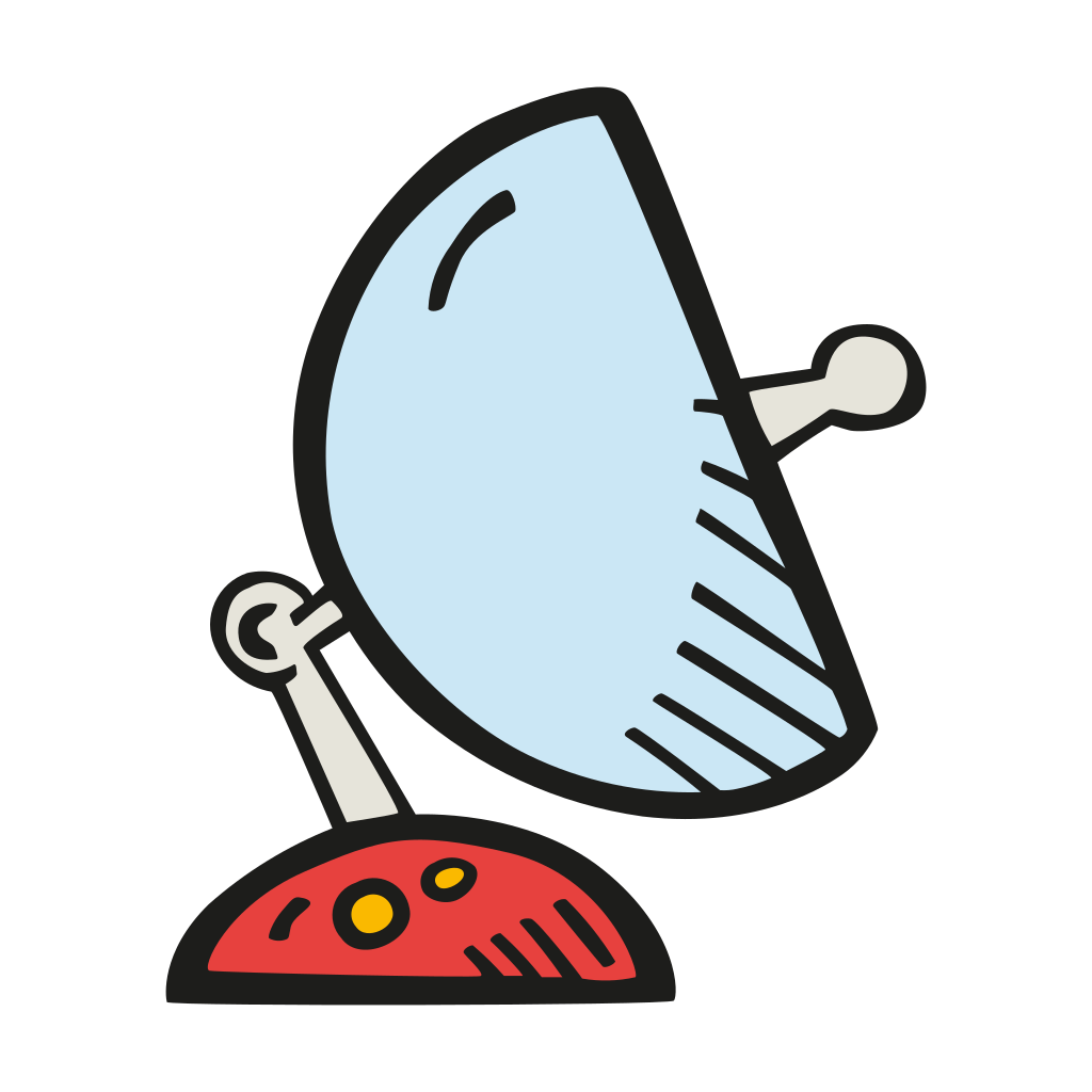 1024x1024 Space Satellite Dish Icon Free Space Iconset Good Stuff No