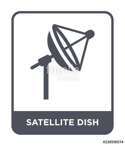 430x500 Satellite Dish Icon Vector Stock Image And Royalty Free Vector