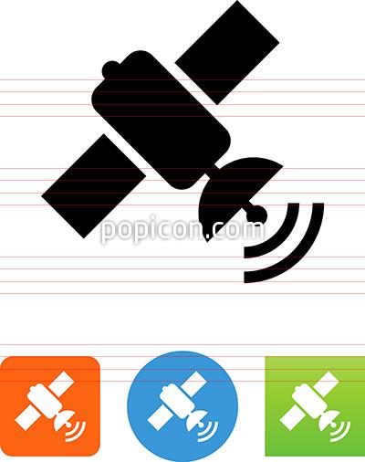 400x506 Broadcasting Satellite Icon