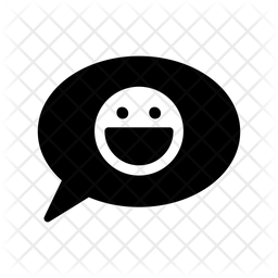 256x256 Satisfied Icon Of Glyph Style