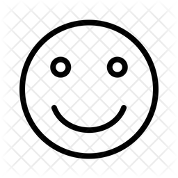 256x256 Satisfied Icon Of Line Style