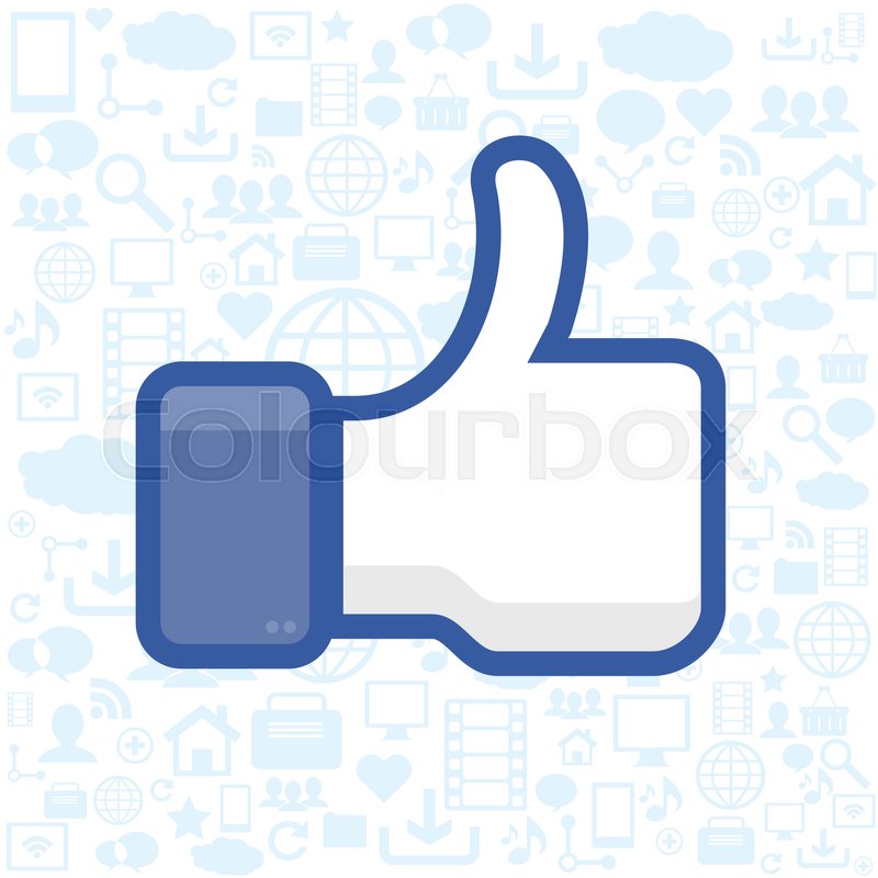 800x800 Satisfied Icon Hand, Thumb Up Flat Stock Vector Colourbox