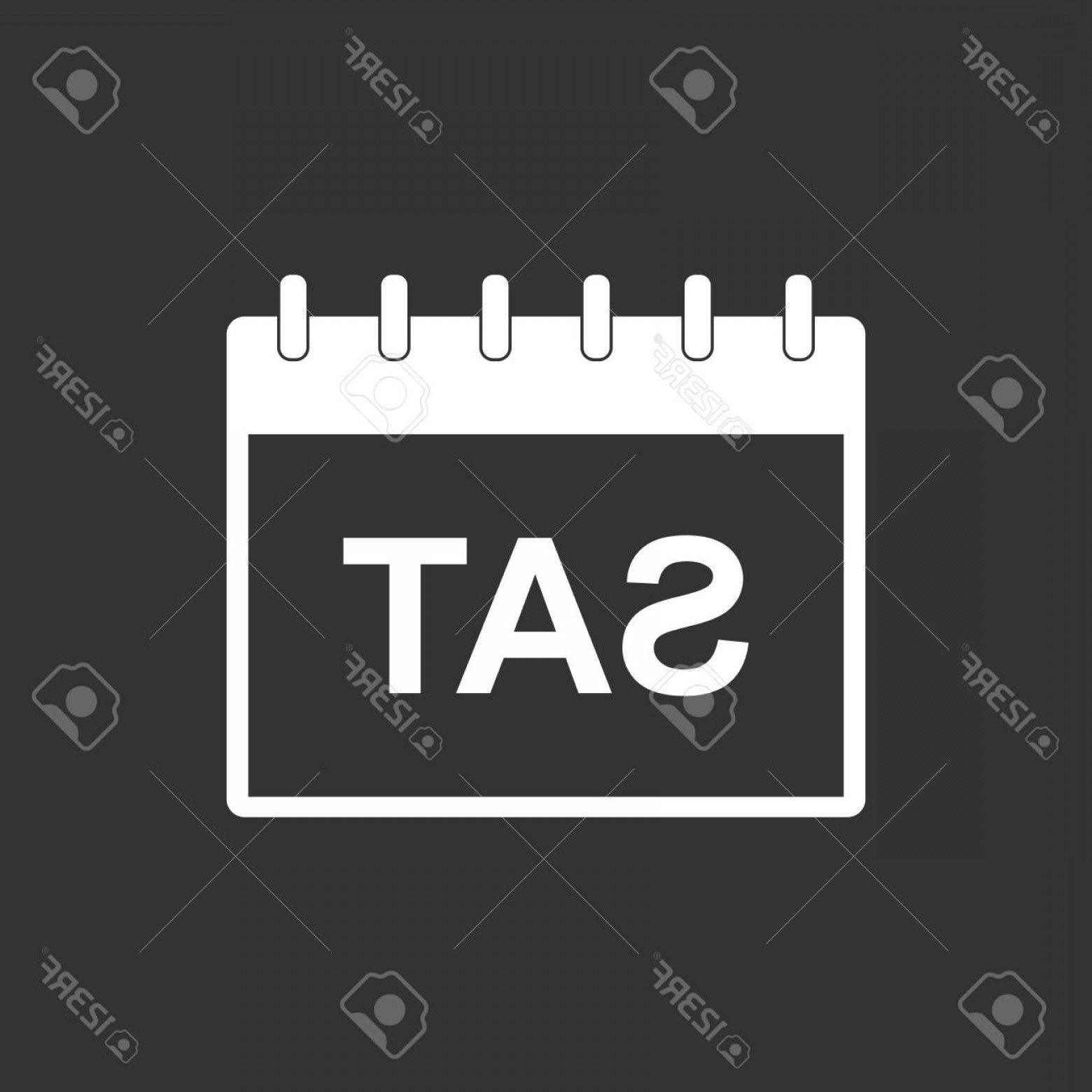 1560x1560 Photostock Vector Saturday Calendar