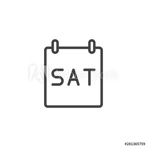 500x500 Saturday Calendar