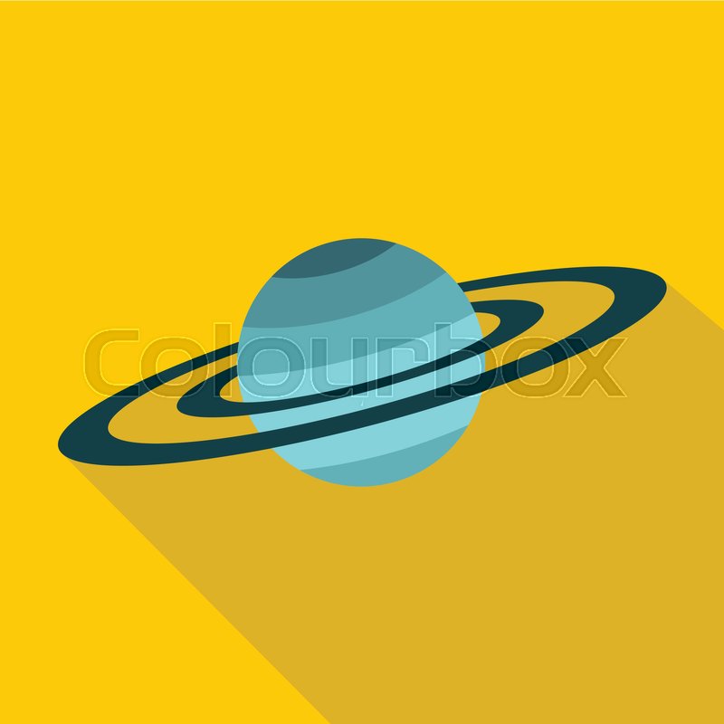800x800 Saturn Icon Flat Illustration Of Stock Vector Colourbox