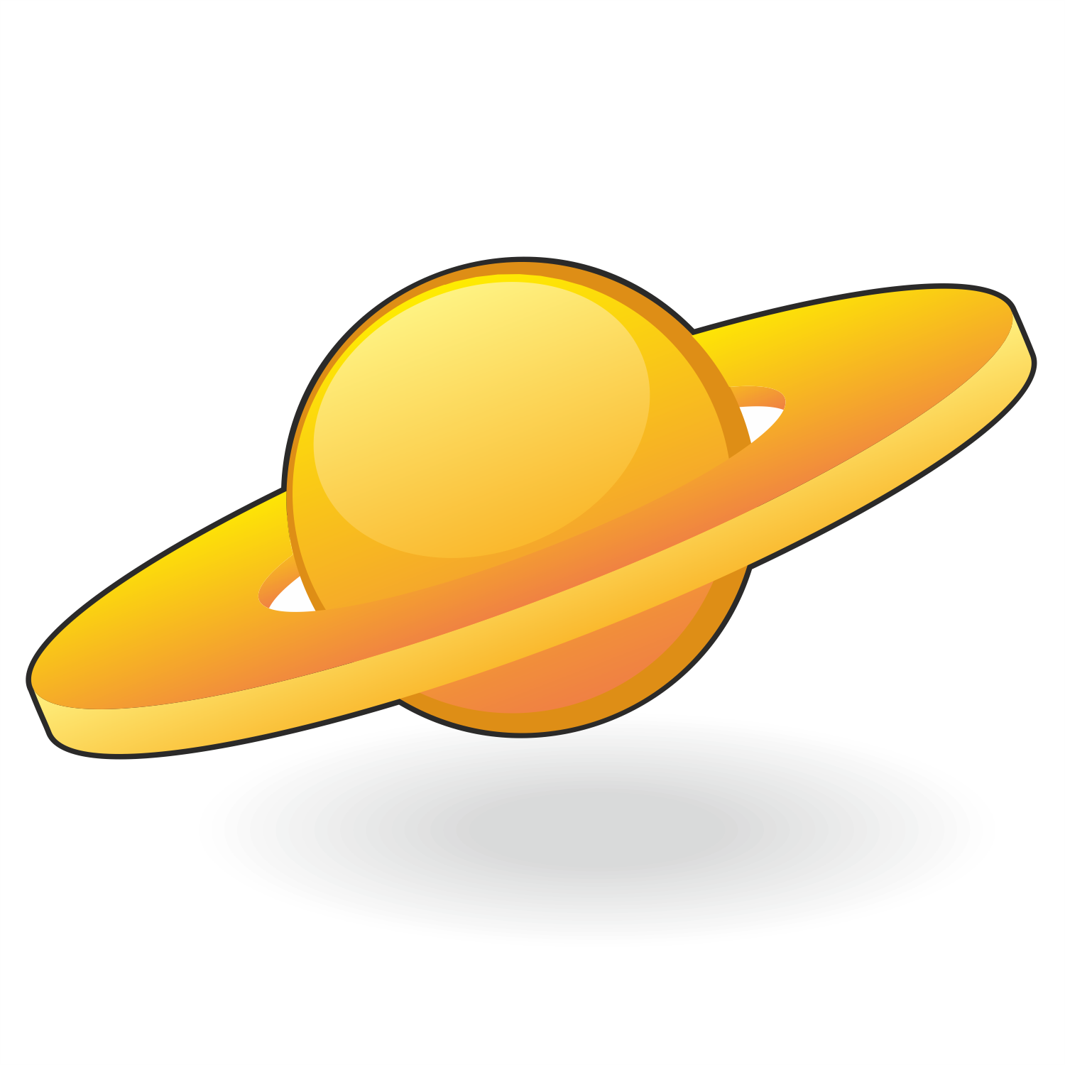 1500x1500 Vector For Free Use Saturn Icon