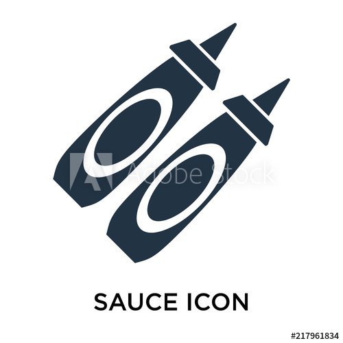 500x500 Sauce Icons Isolated On White Background Modern And Editable