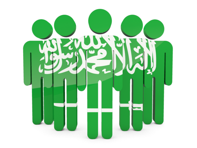 640x480 People Icon Illustration Of Flag Of Saudi Arabia
