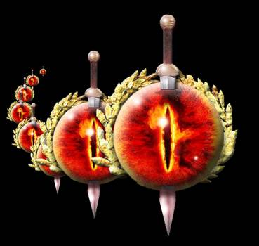 369x350 Steampunk Sauron With Sword Icon