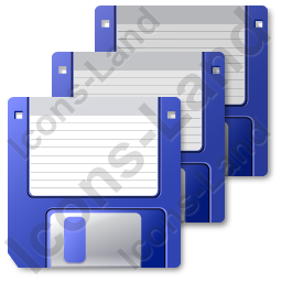 256x256 Save All Icon, Icons