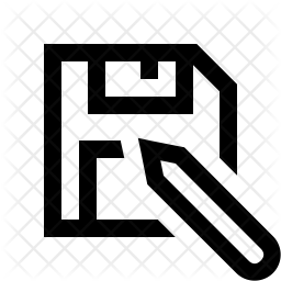 256x256 Save As Icon Of Line Style