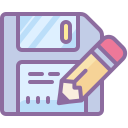 128x128 Diskette Icons