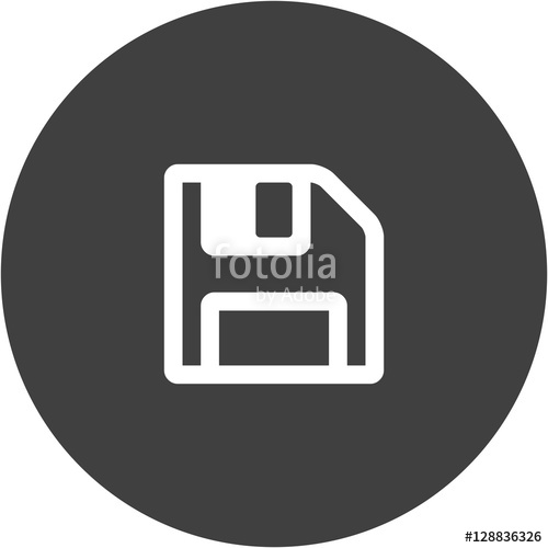 500x500 Save Icon Stock Image And Royalty Free Vector