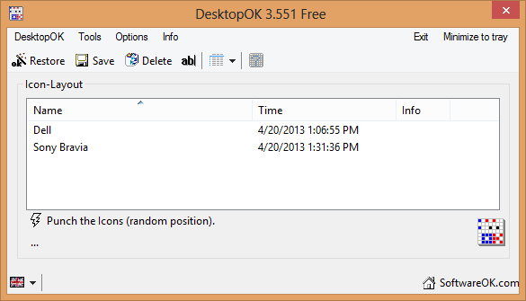 585x335 Lock, Save And Restore Desktop Icons Position Layout With Desktopok