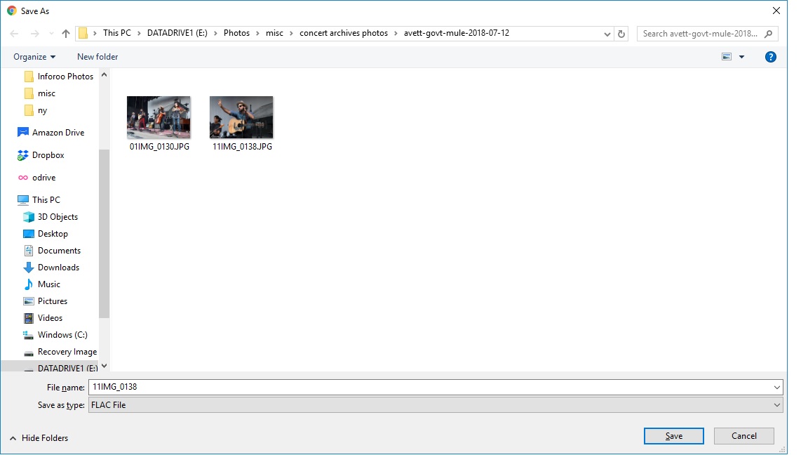 1152x648 Saving An Image Defaults To Flac Type How Do I Go Back