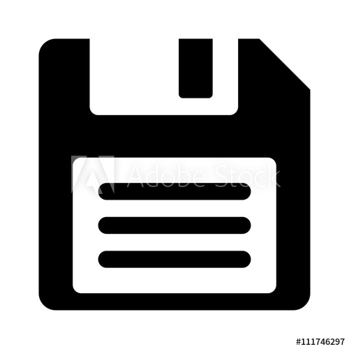 500x500 Floppy Disk Or Save Flat Icon For Apps And Websites
