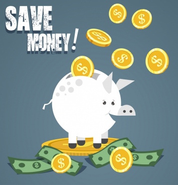 355x368 Save Money Icon Free Vector Download