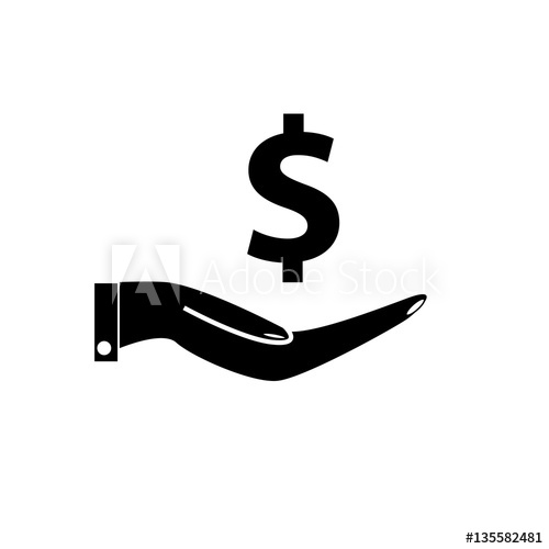 500x500 Save Money Icon On White Background Save Money Sign