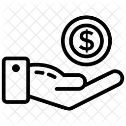256x256 Save Money Icon Of Line Style