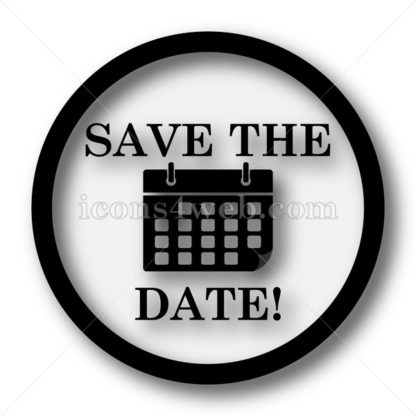 Save The Date Simple Icon Save The Date Simple Button 416x416 Save The Date Simple Icon Save The Date Simple Button