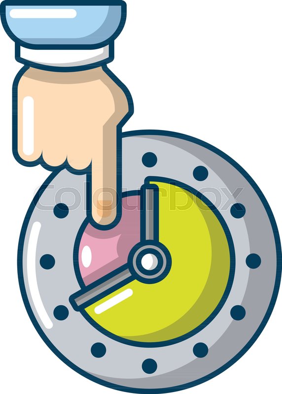 572x800 Save Time Icon Cartoon Illustration Stock Vector Colourbox