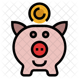 256x256 Saving Account Icon Of Colored Outline Style