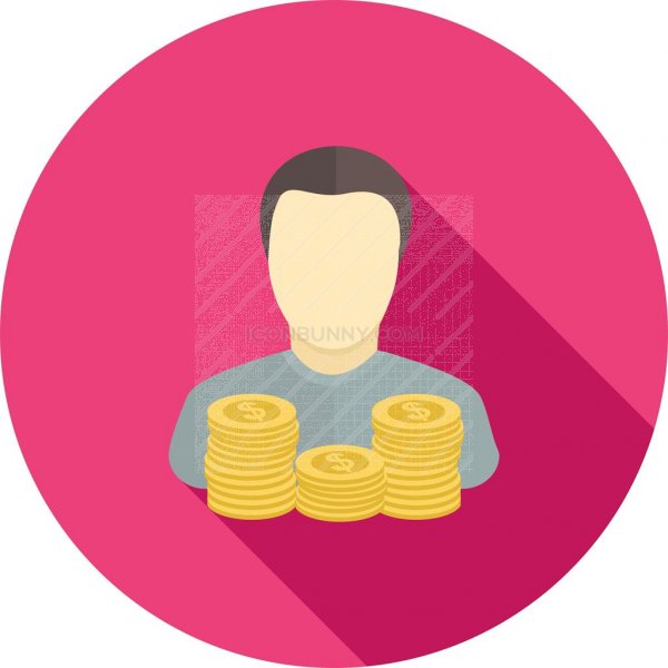 600x600 Savings Account Flat Shadowed Icon