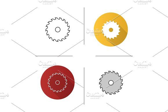 580x387 Circular Saw Blade Icon