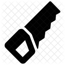 256x256 Saw Icon Of Glyph Style