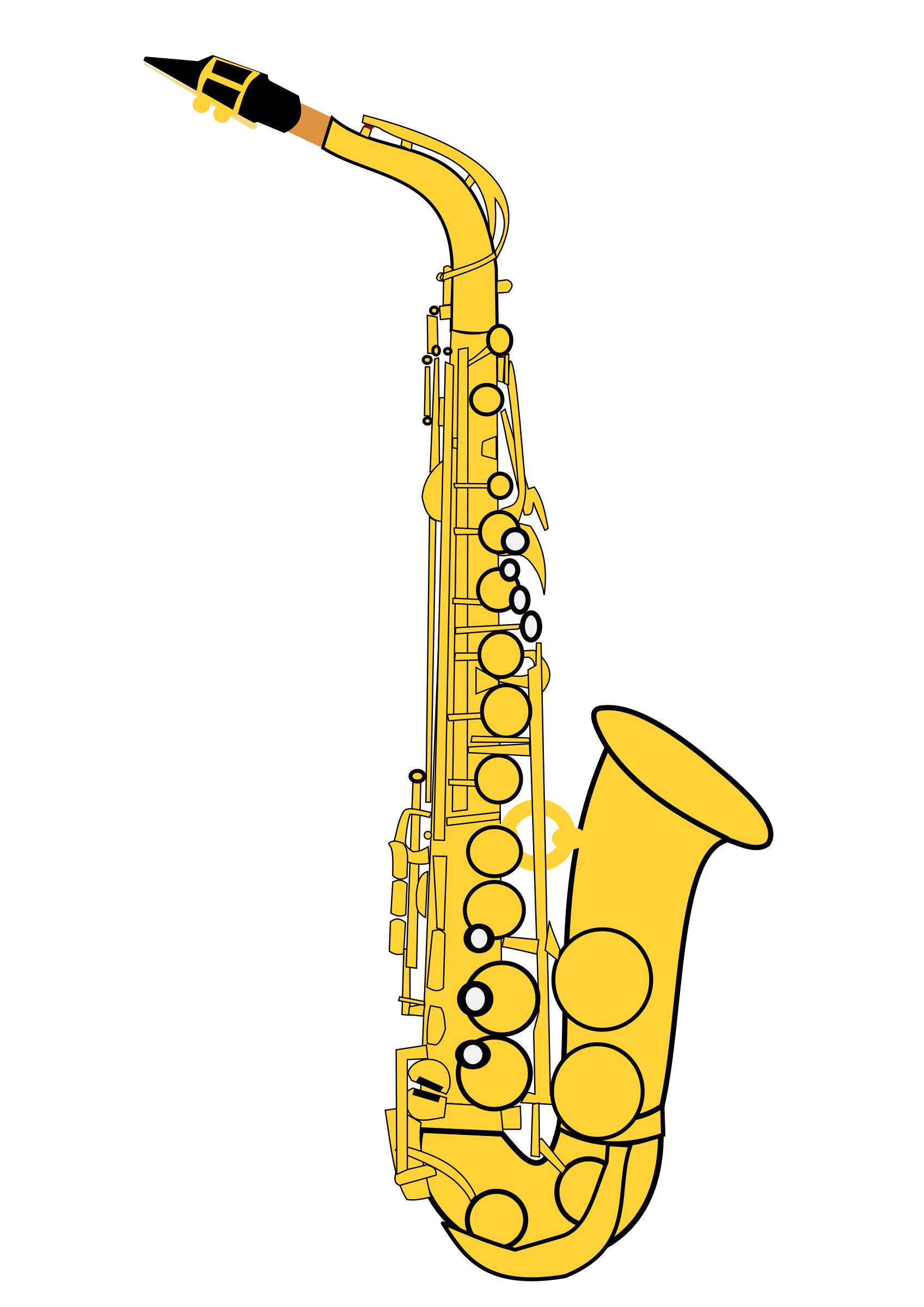 1697x2400 Tenor Saxophone Icons Png