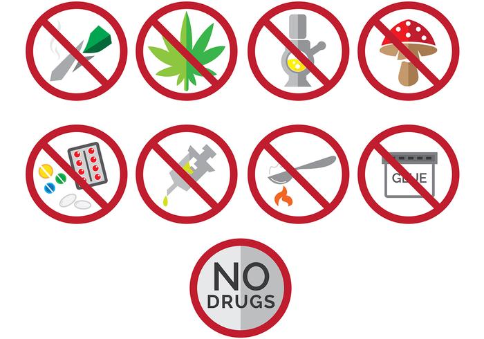 Say No To Drugs Icons 700x490 Say No To Drugs Icons