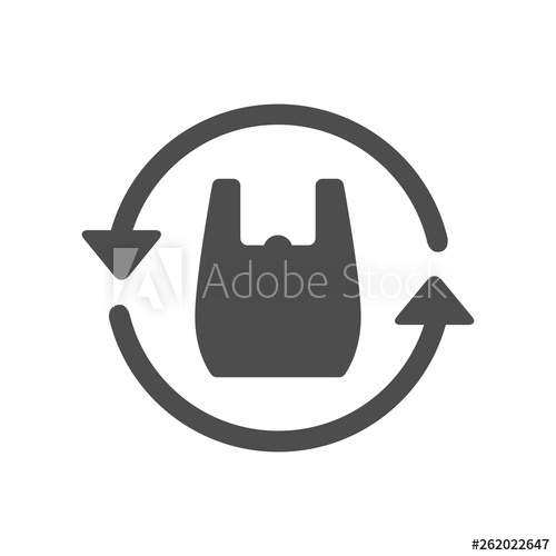 Recycle Plastic Bag Silhouette Vector Icon Isolated On White 500x500 Recycle Plastic Bag Silhouette Vector Icon Isolated On White