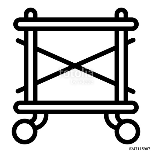 Scaffolding On Wheel Icon Outline Scaffolding On Wheel Vector 500x500 Scaffolding On Wheel Icon Outline Scaffolding On Wheel Vector