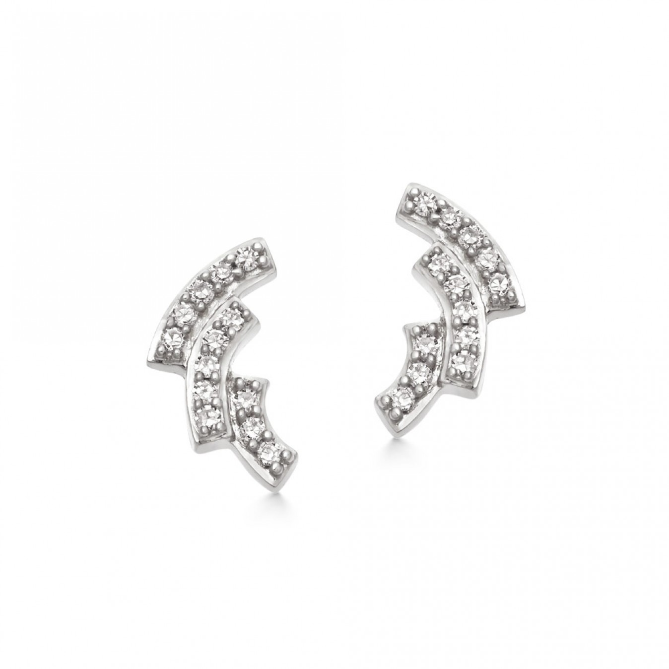 1348x1348 Icon Scala Stud Earrings White Gold Astley Clarke London
