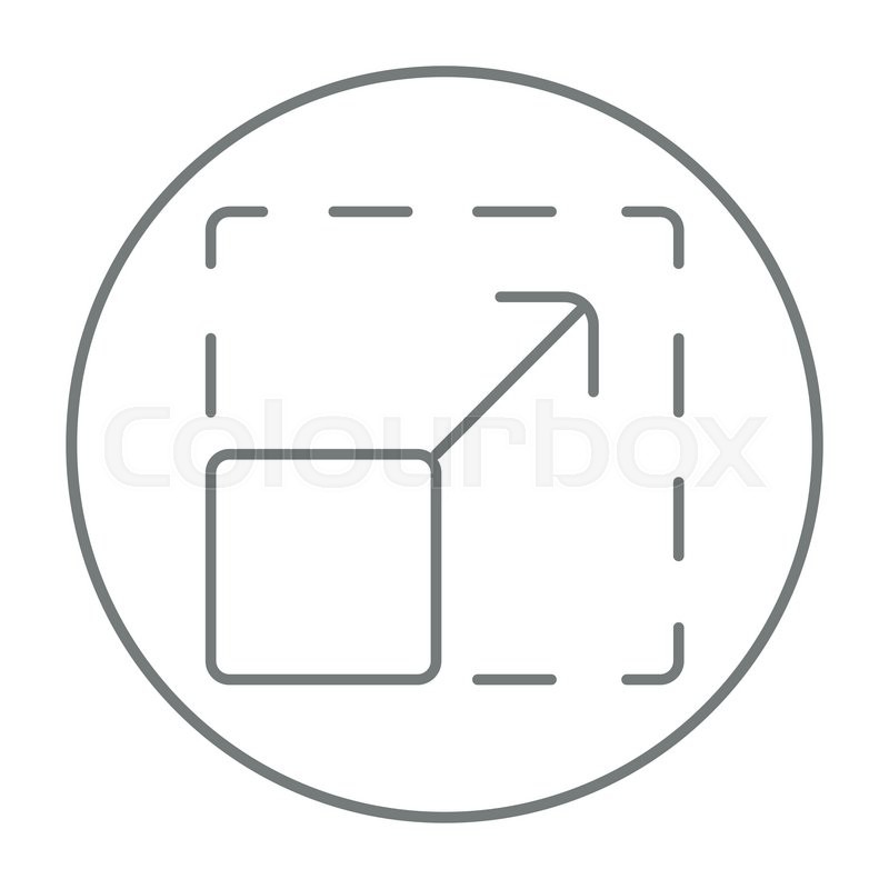 800x800 Scalability Line Icon For Web, Mobile Stock Vector Colourbox