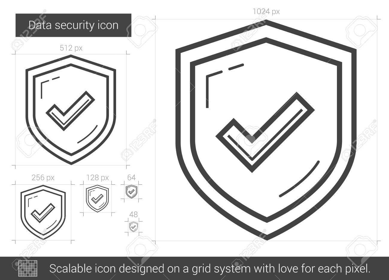 1300x936 Stock Vector Logo Ideas Line Icon, Icon Design, Grid System