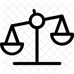 256x256 Balance Scale Icon Of Line Style