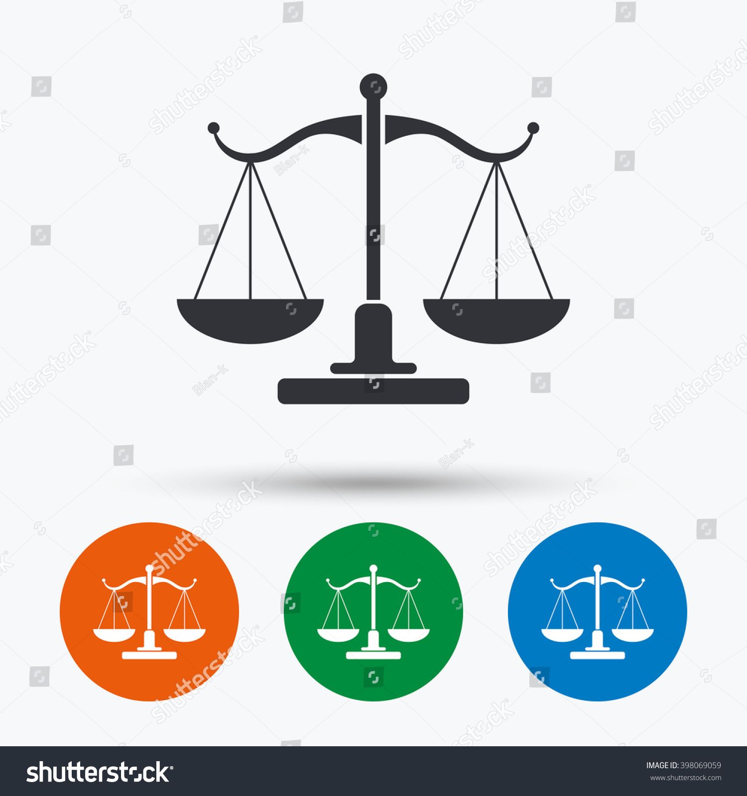 1500x1600 Scales Of Justice Icon Court Of Law Symbol Flat Signs In Circles