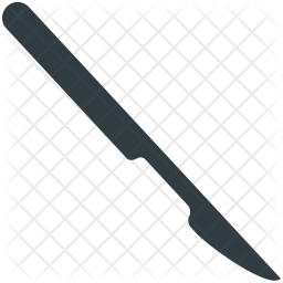 256x256 Scalpel Icon Of Glyph Style