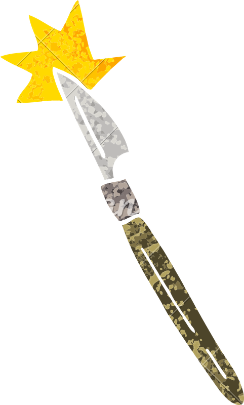 482x800 Cartoon Scalpel Icon Art