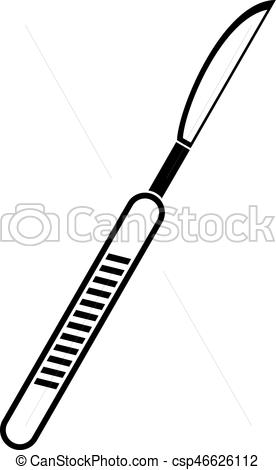 276x470 Scalpel Icon, Simple Style Scalpel Icon Simple Illustration