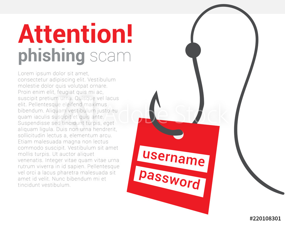 1000x790 Photo Art Print Attention Phishing Scam Icon Europosters
