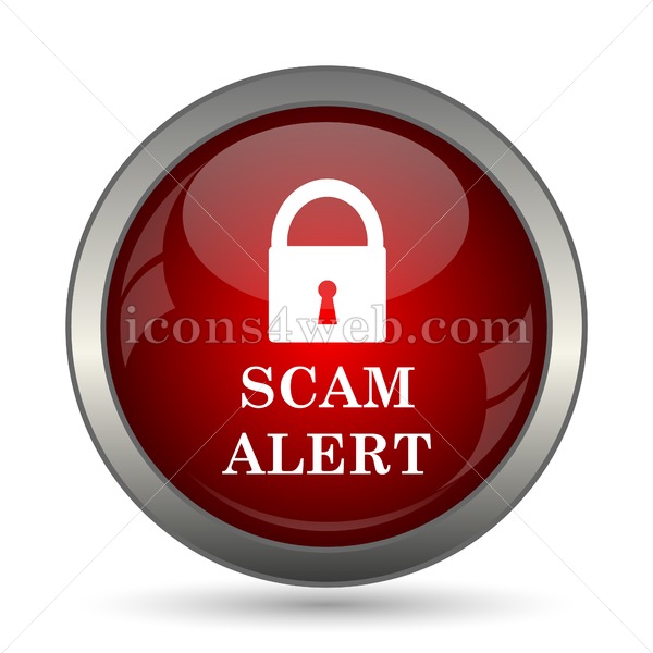 600x600 Scam Alert Vector Icon