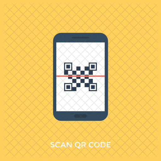 512x512 Scan Qr Code Icon Of Flat Style
