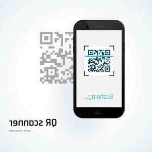 300x300 Smart Phone Scanning Qr Code Icon Barcode Scan Vector Createmepink